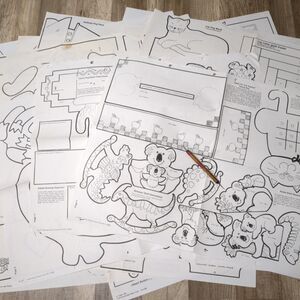 Lot of 20 Wood Craft Patterns Woodworking Pattern Club VTG 1990s - MISC A BONUS